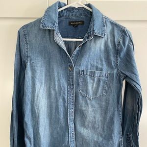 Jean button down shirt